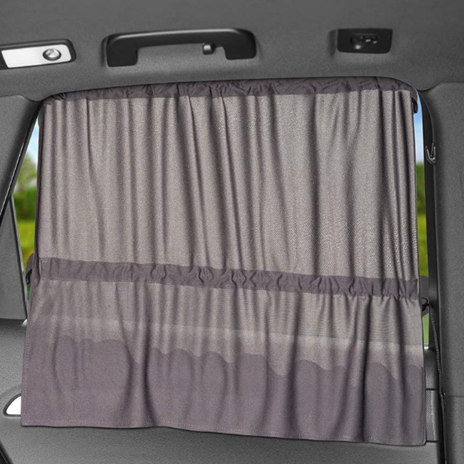 2Pcs Car Privacy Window Shades Privacy Curtain for Baby Sleeping Family