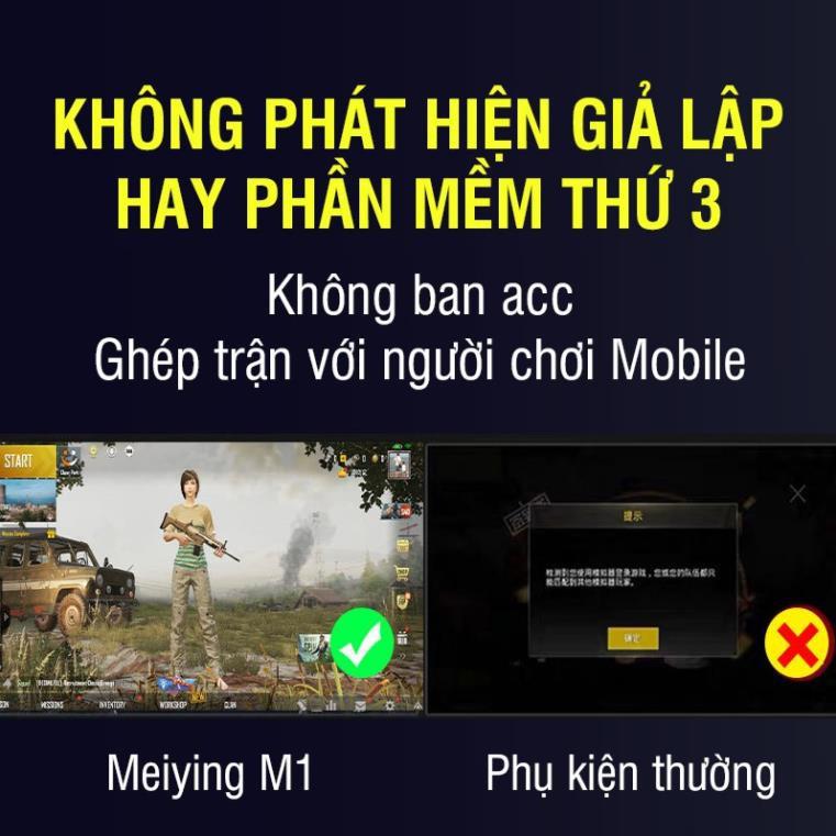 Combo bộ chuyển đổi Meiying M1 và bàn phím K15, chuột X3 chơi PUBG, Free Fire