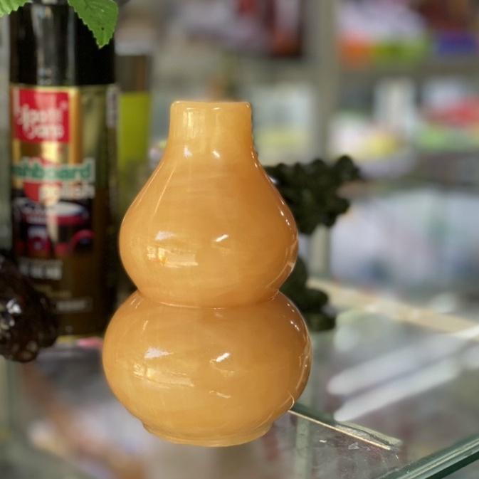 Hồ Lô Đá Ngọc Hoàng Long - Cao 16cm
