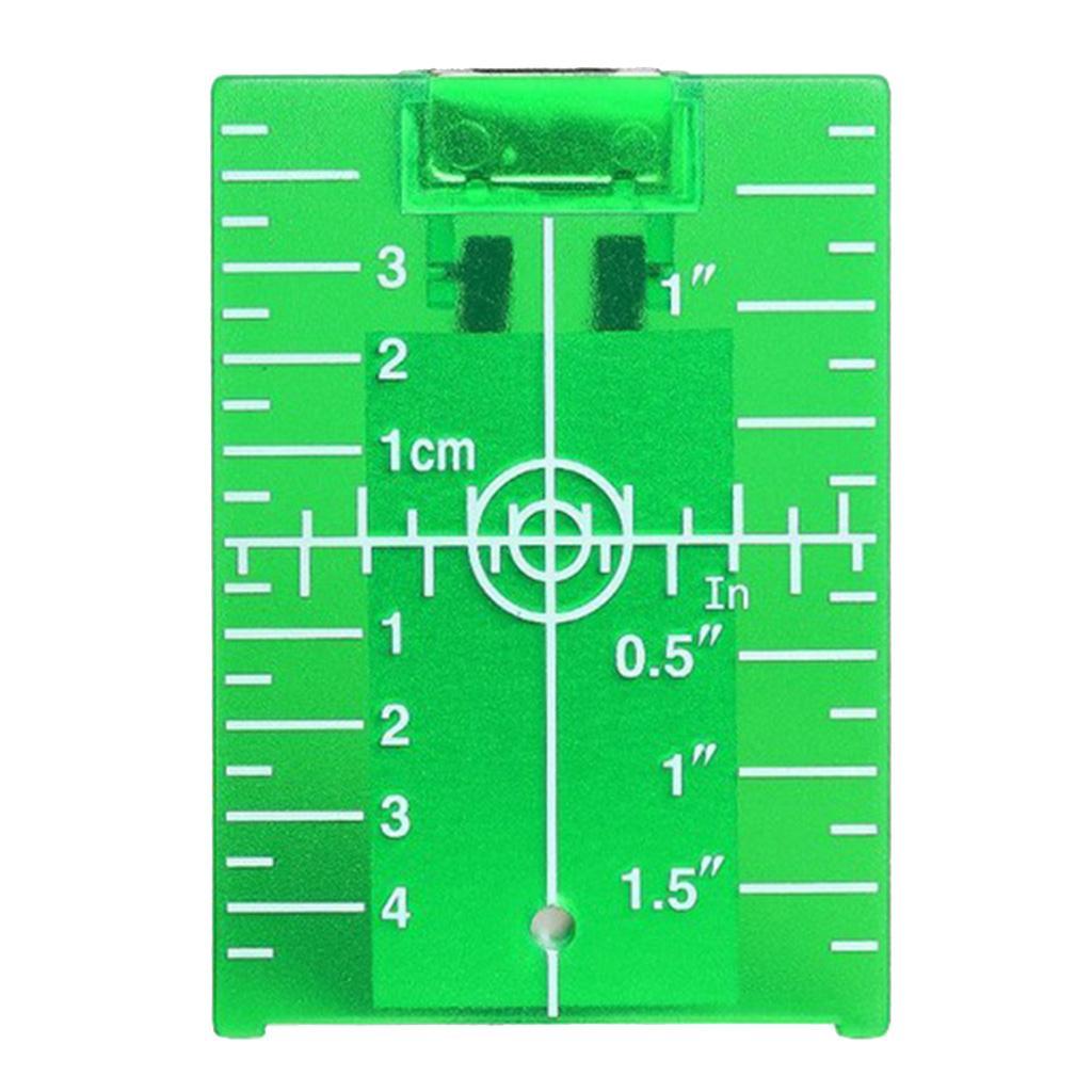 Floor Laser Target Plate Card with Stand for Beam Application Green