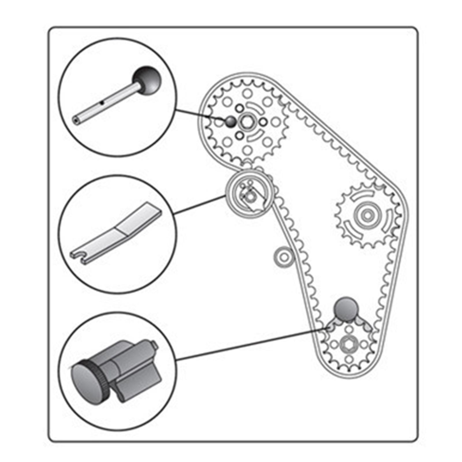 Engine Timing Tool Kit Camshaft Locking Kit Fit for A2 A3 A4 A6