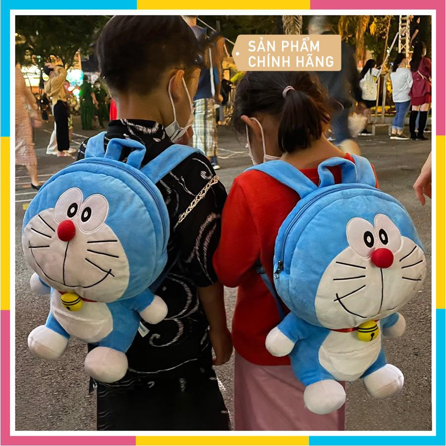 Balo Đi Học Hình Thú Bông Doraemon cho bé - Sản Phẩm Có Bản Quyền, Phân Phối Bởi Teenbox