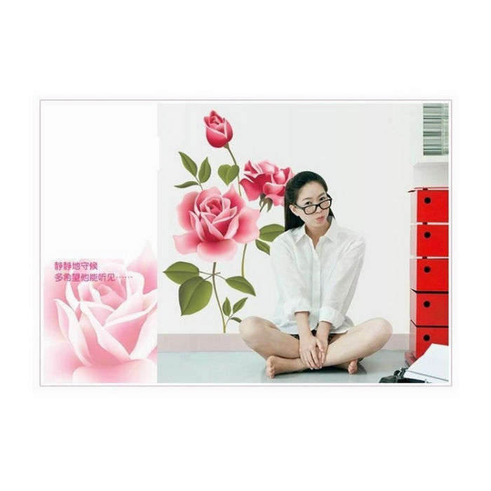 Decal Dán Tường Hoa Hồng 2 PK174