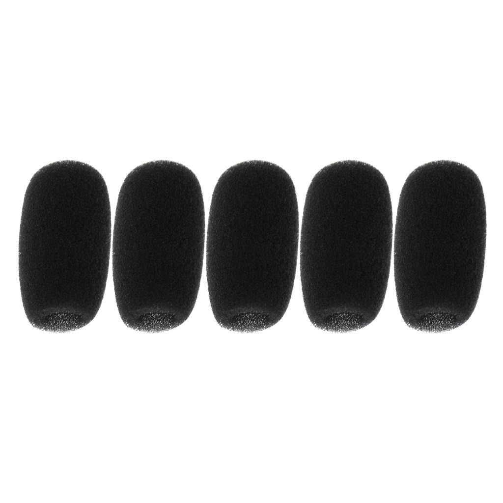 5pcs Microphone Sponge Windscreen Cover Sponge for Conference Meeting Mic