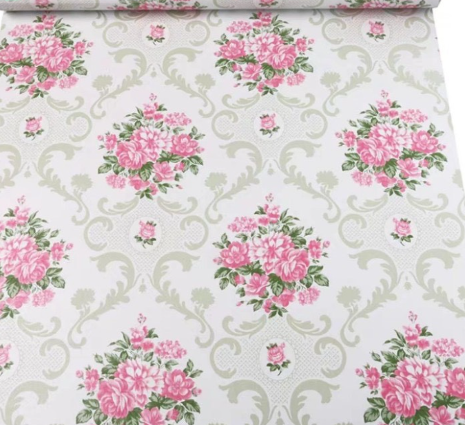 Combo 10 mét giấy dán tường, decal dán tường trang trí nhà cửa ĐÓA HOA CHÂU ÂU khổ 45cm