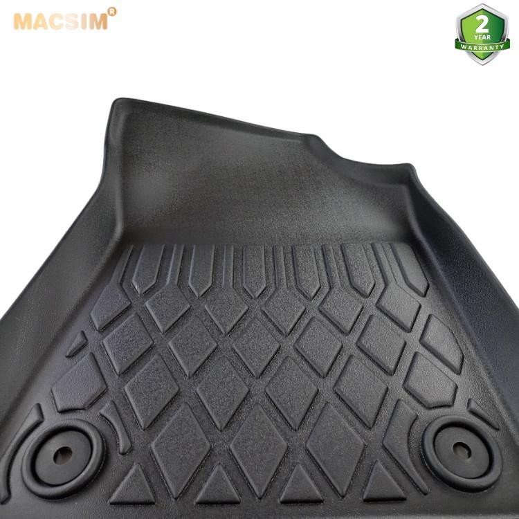 Thảm lót sàn xe ô tô VinFast VF e34 Nhãn hiệu Macsim chất liệu nhựa TPE cao cấp màu đen