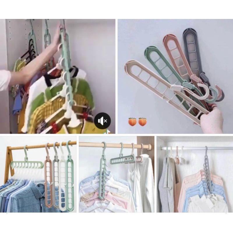 5 móc treo quần áo đa năng