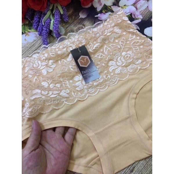 Quần lót gen bụng cotton phốt ren #2015