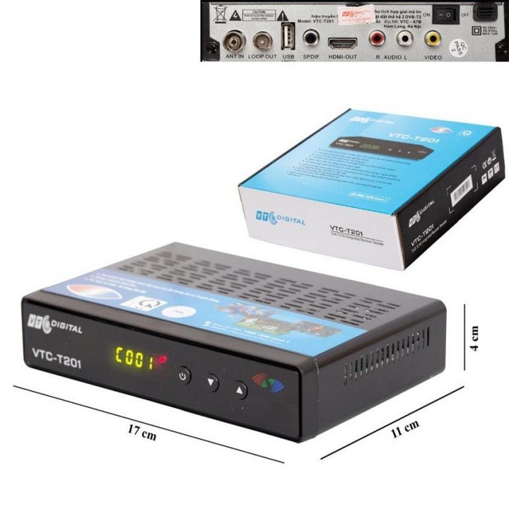 Kết quả hình ảnh cho Ăng ten DVB T2 VTC T201