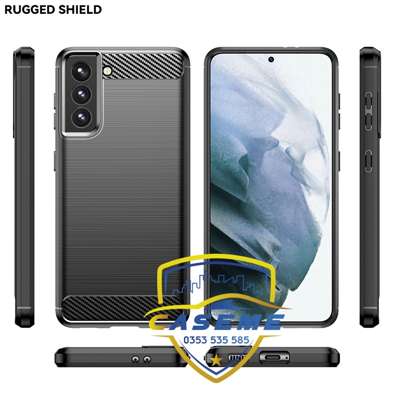 Ốp lưng chống sốc dành cho Samsung Galaxy S21 FE Rugged Shield cao cấp - Hàng Chính Hãng