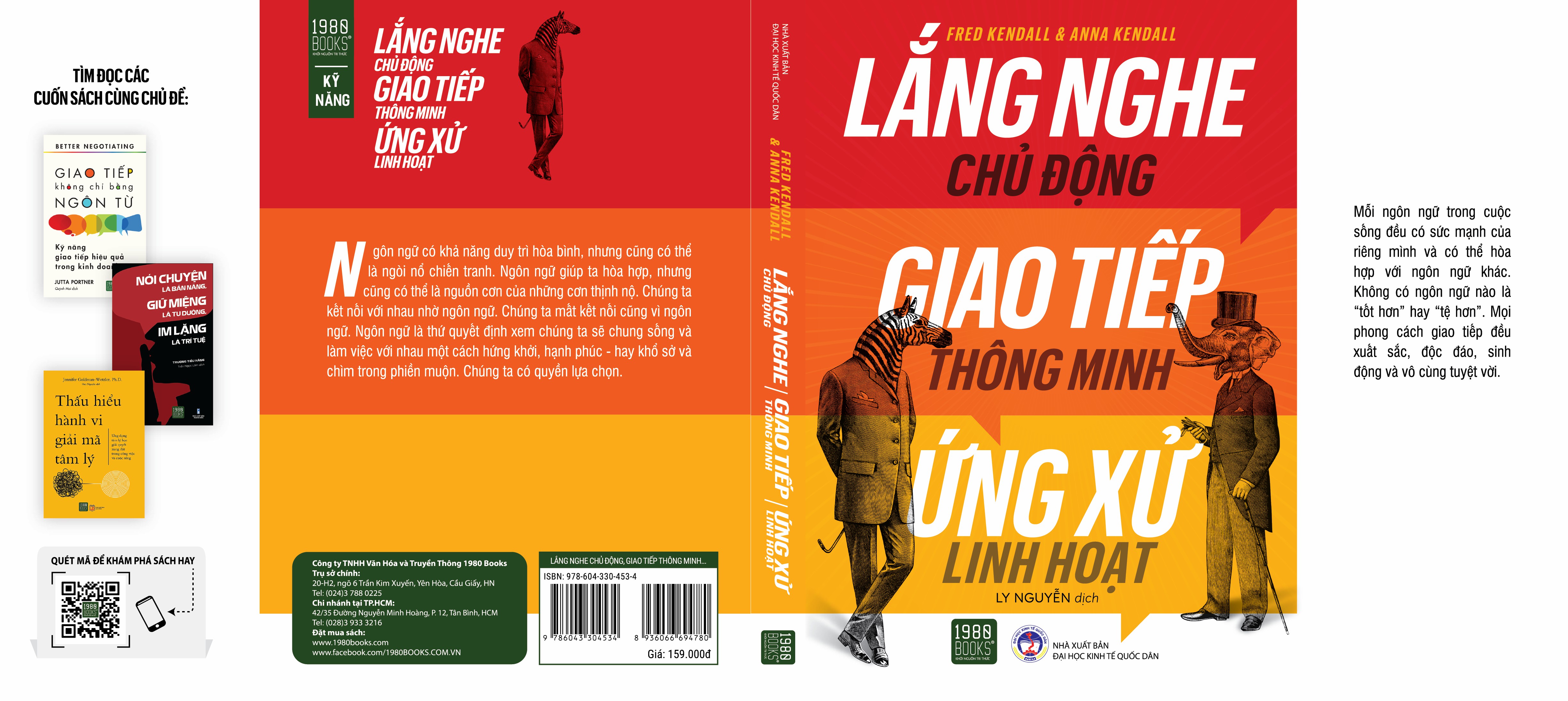 Lắng nghe chủ động, giao tiếp thông minh, ứng xử linh hoạt - Fred Kendall & Anna Kendall (1980BOOKS HCM)