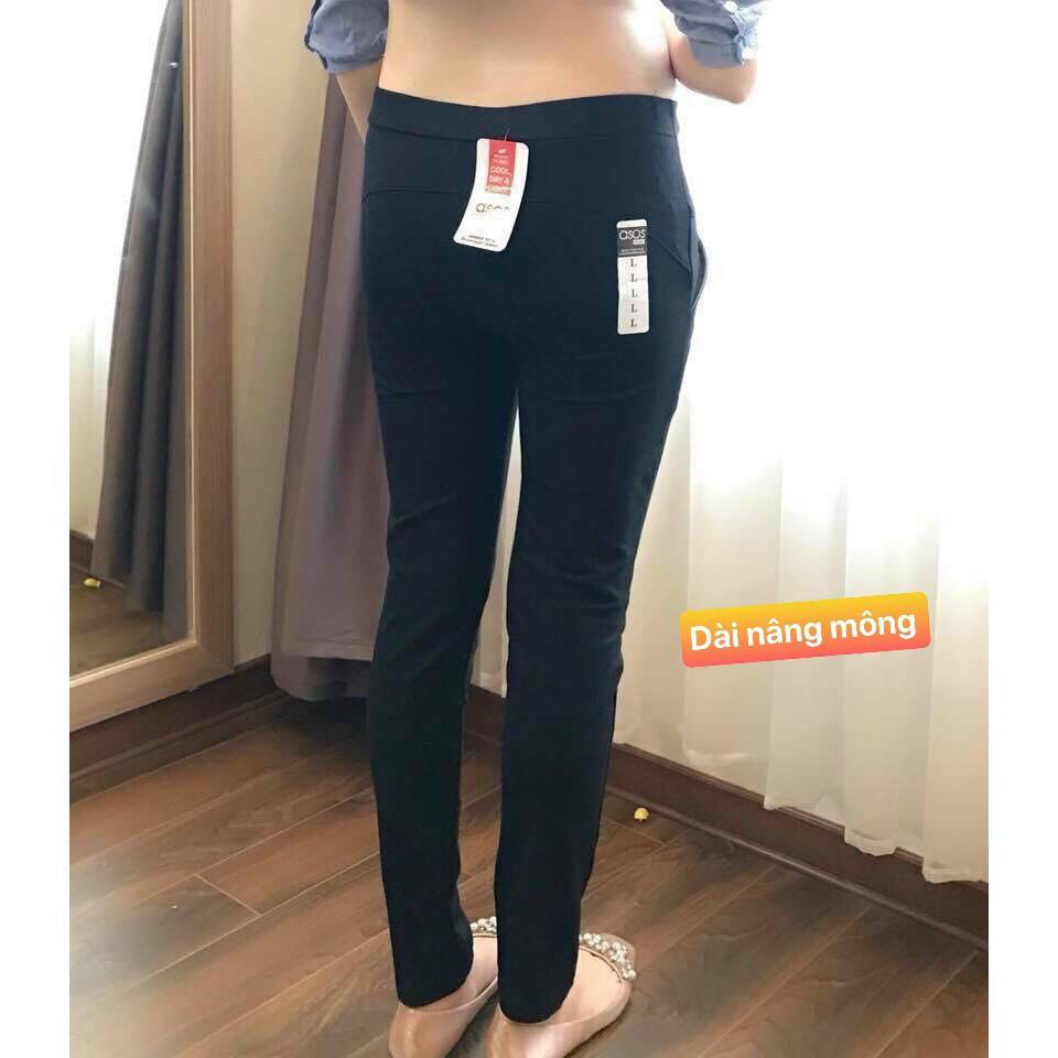 Quần bầu công sở loại 1️Quần bầu nâng mông dài có chun chỉnh.