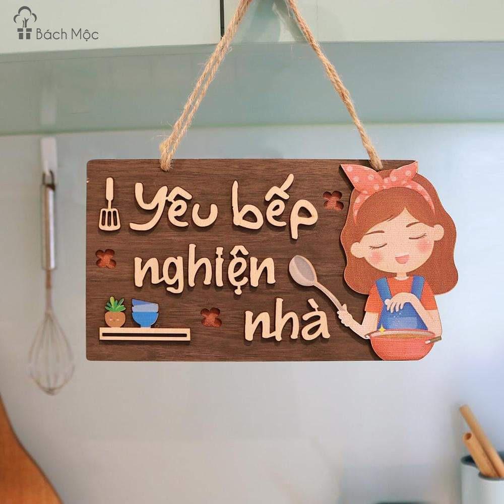 Bảng gỗ trang trí chủ đề gia đình, Nhà bếp nhiều mẫu (bảng gỗ trang trí