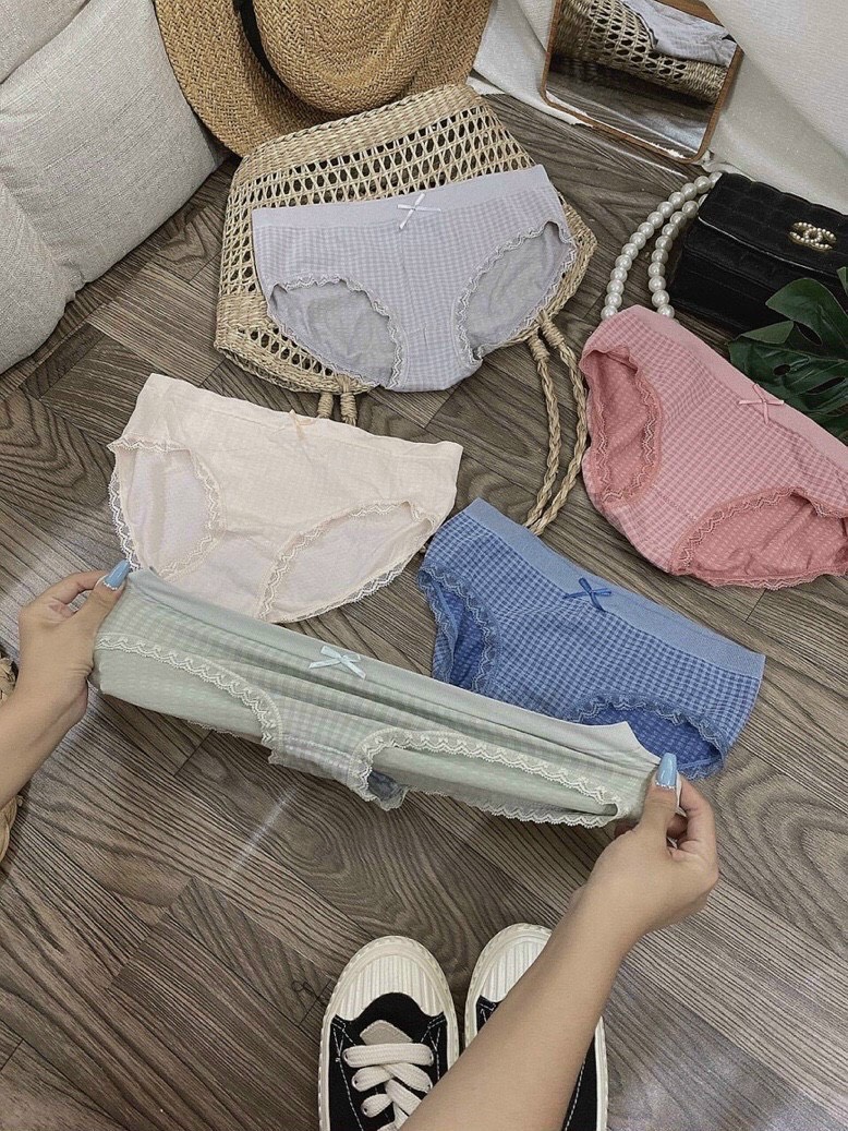 Combo 5 quần lót nữ cotton co giãn