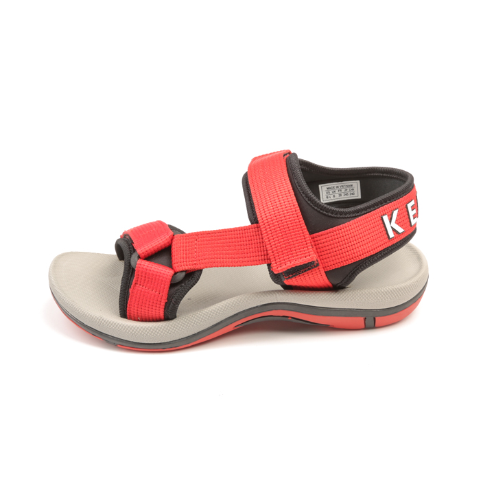 Sandal nam quai hậu KEEDO KDS15-1 màu đen, xám, đỏ