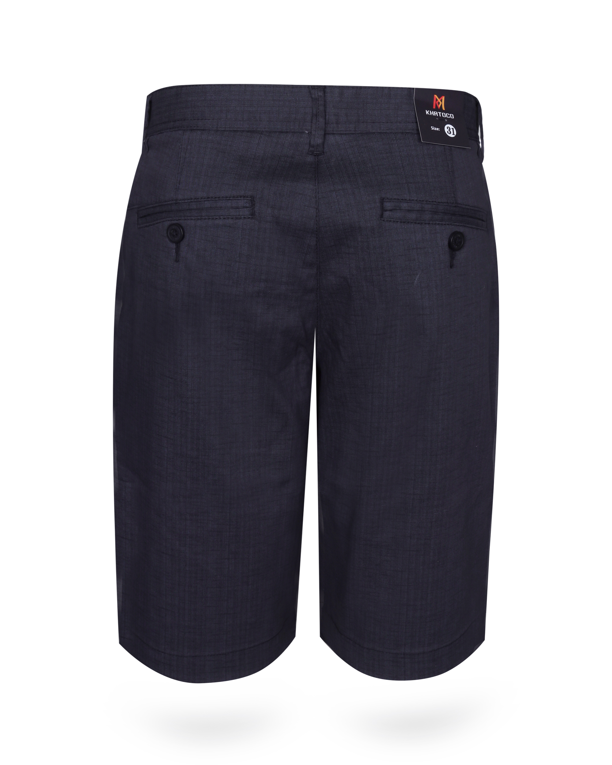 Quần short khaki nam Khatoco Q3M398R0-ININ141-2410-0