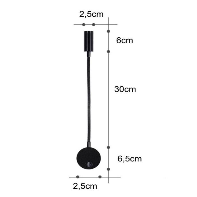 Đèn rọi xem sách gắn tường DDT