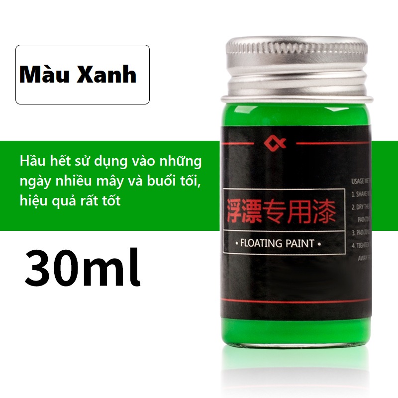 Sơn Nổi Đầu Phao Dạ Quang Cao Cấp Huansheng 30ml Chuyên Sửa Chữa Phao Câu Cá Giúp Phao Bắt Mắt Hơn PKK13 - Sanami Fishing