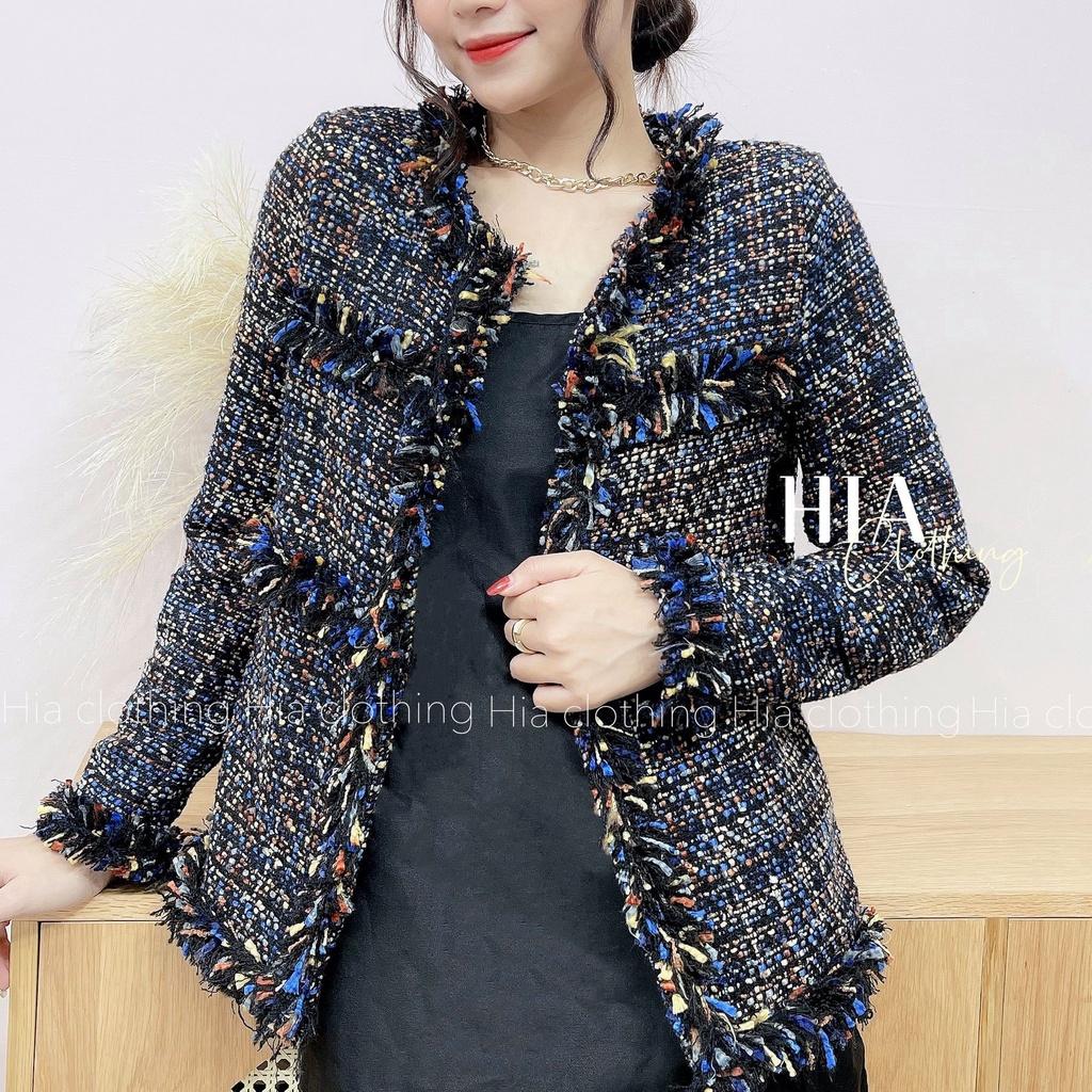 Áo Khoác Dạ Tweed Hàng Thu Đông Cao Cấp 2 Lớp Thương Hiệu HIA Clothing A292