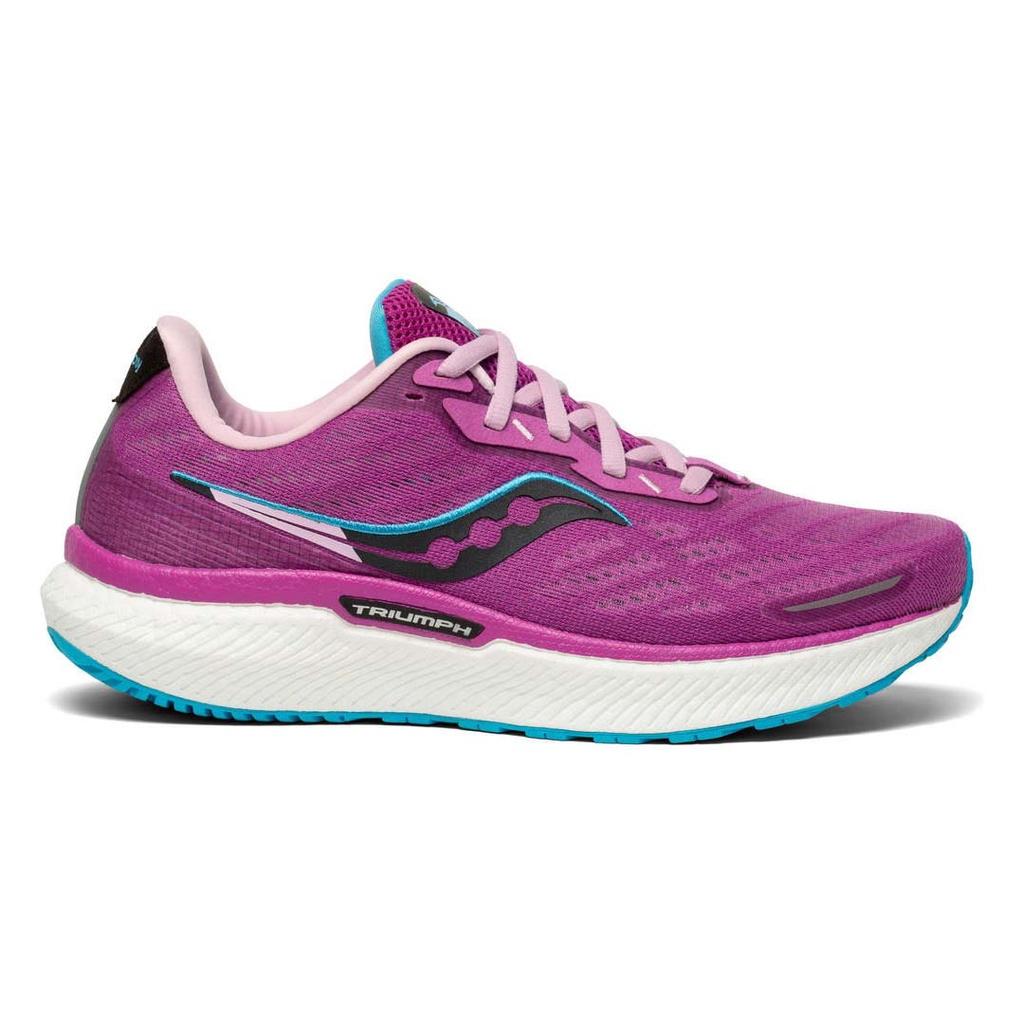 Giày Chạy Bộ Nữ Saucony Triumph 19 Razzle/Blaze - Tím