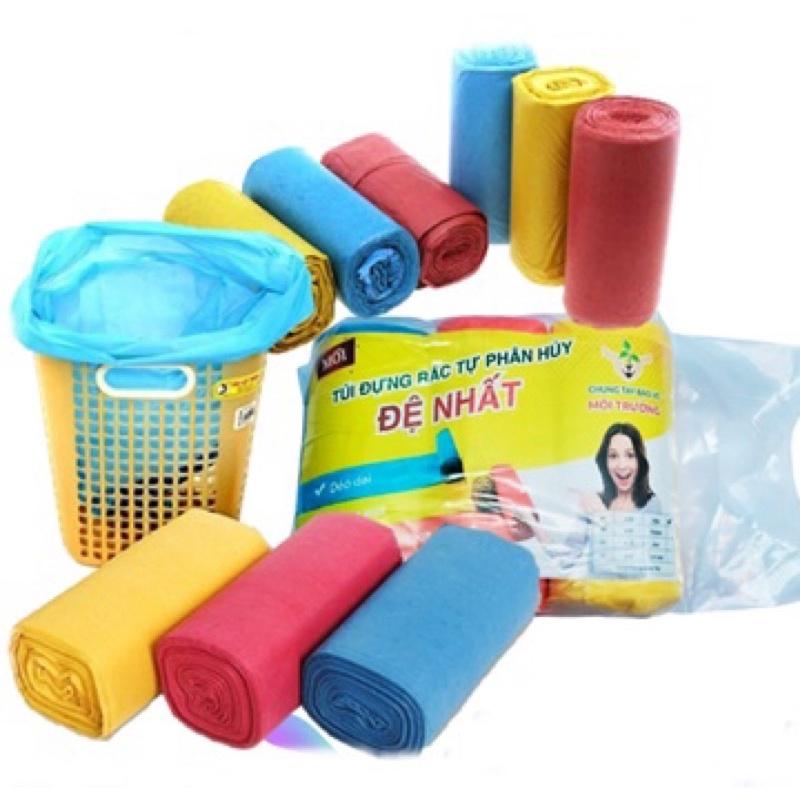 Bao rác tự phân huỷ Đệ Nhất 1kg 3 cuộn 4 size tiểu/trung/đại/đặc đại