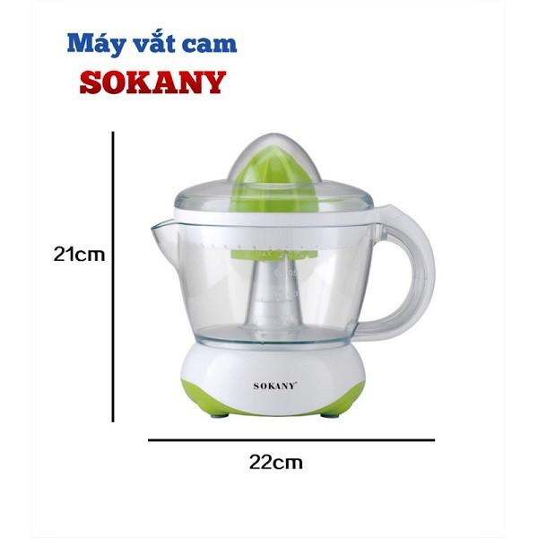 Máy vắt cam JD-601 có đầu vắt đảo xoay 2 chiều, có khay lọc hạt tiện lợi