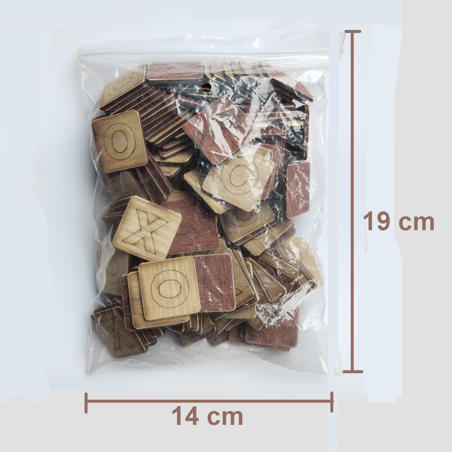 Bộ Cờ Caro 64 Quân X, O Làm Bằng Gỗ Tự Nhiên, Đồ Chơi Trí Tuệ Chiến Thuật