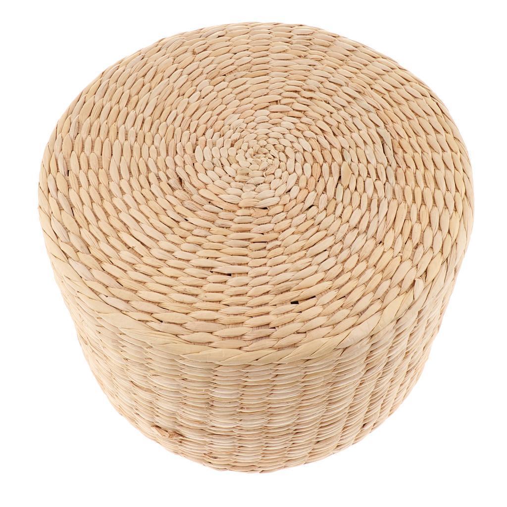 2 12'' Japanese Straw Tatami Floor Cushion Mat Futon Flat Meditation Cushion