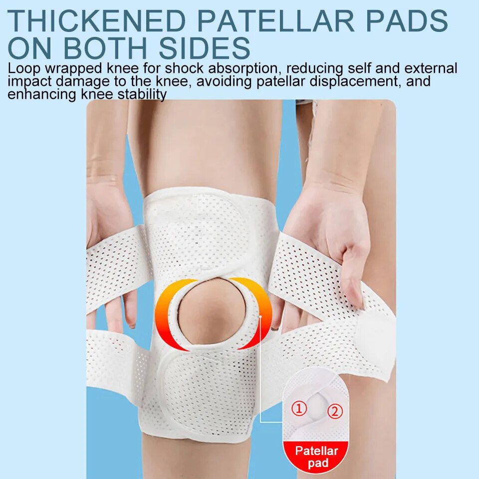 Đai bảo vệ đầu gối thể thao Sports Kneepad Men Women Pressurized Elastic Knee
