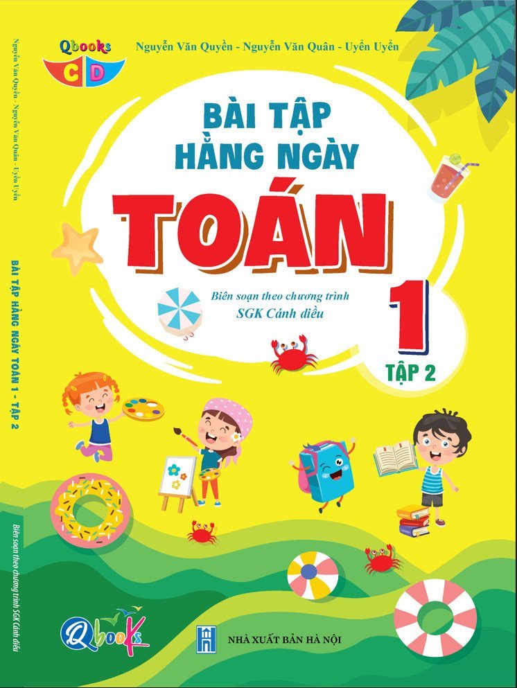 Combo Bài Tập Hằng Ngày Toán và Tiếng Việt Lớp 1 - kì 1 - Cánh diều (2 quyển)