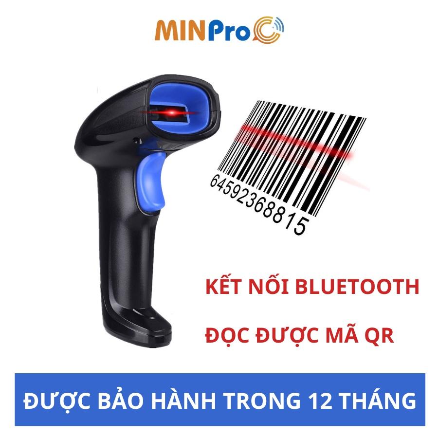 Máy quét mã vạch không dây bluetooth YHD máy bắn mã vạch cầm tay Barcode 1D 2D MINPRO