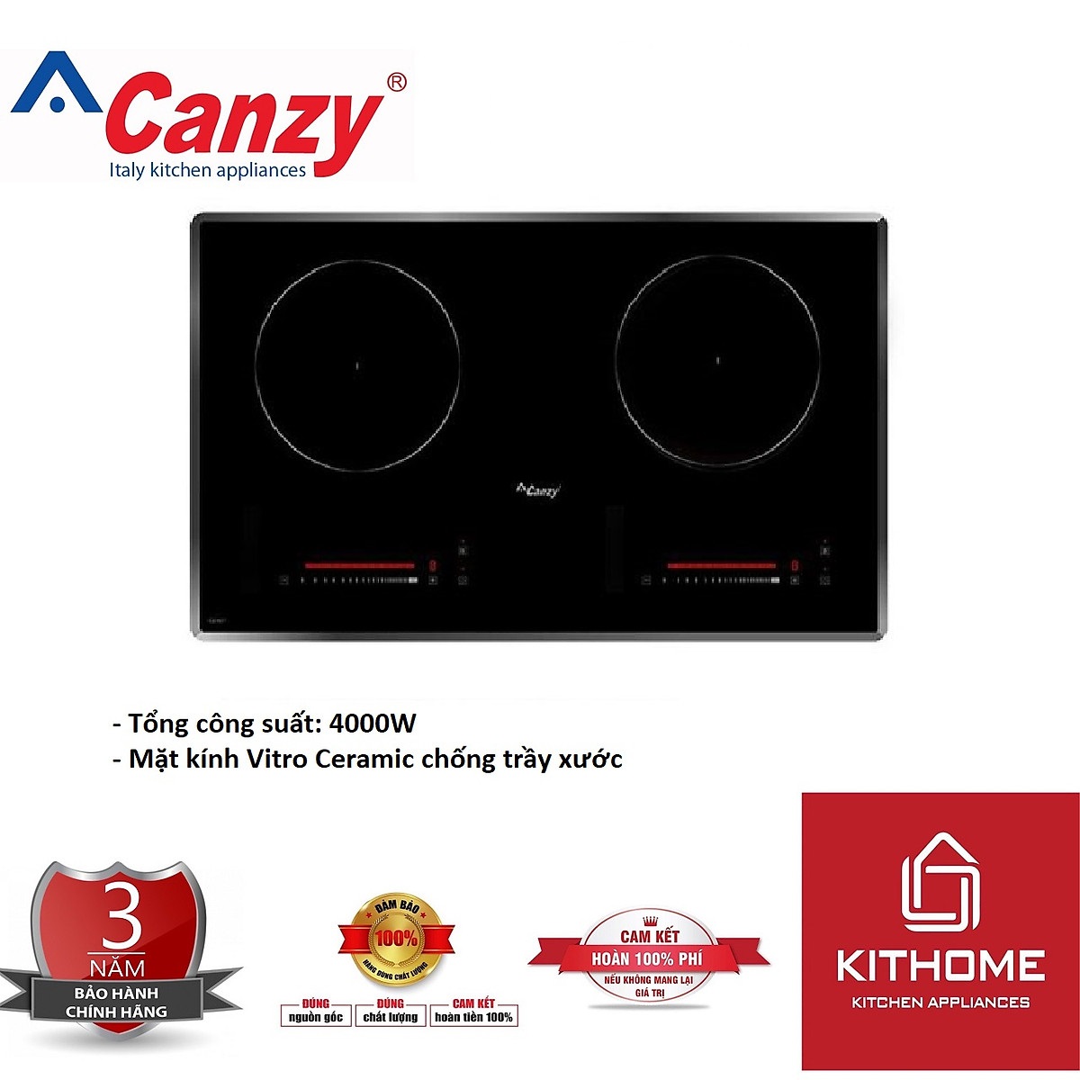 Bếp điện từ cao cấp Canzy CZ 06I - Hàng Chính Hãng