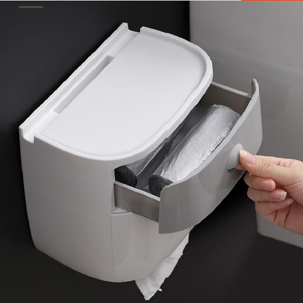 HỘP ĐỰNG GIẤY VỆ SINH CAO CẤP CÓ NGĂN KÉO