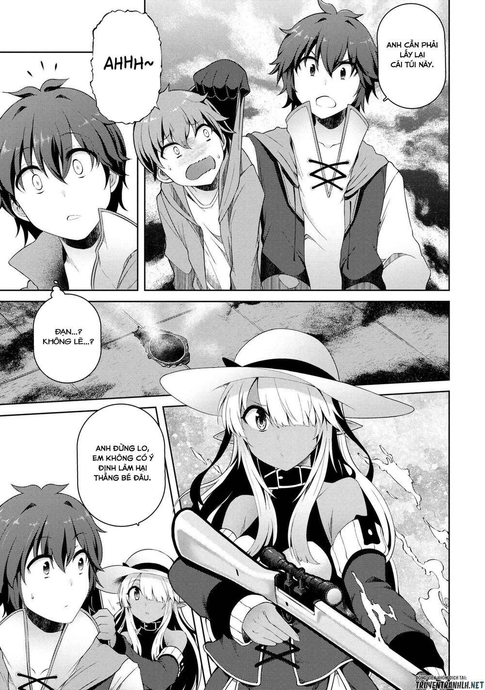 ngôi nhà của tôi đã bị đốt cháy, thế thì tại sao tôi không dùng hết số tiền còn lại để mua nô lệ dark elf? chapter 6 27