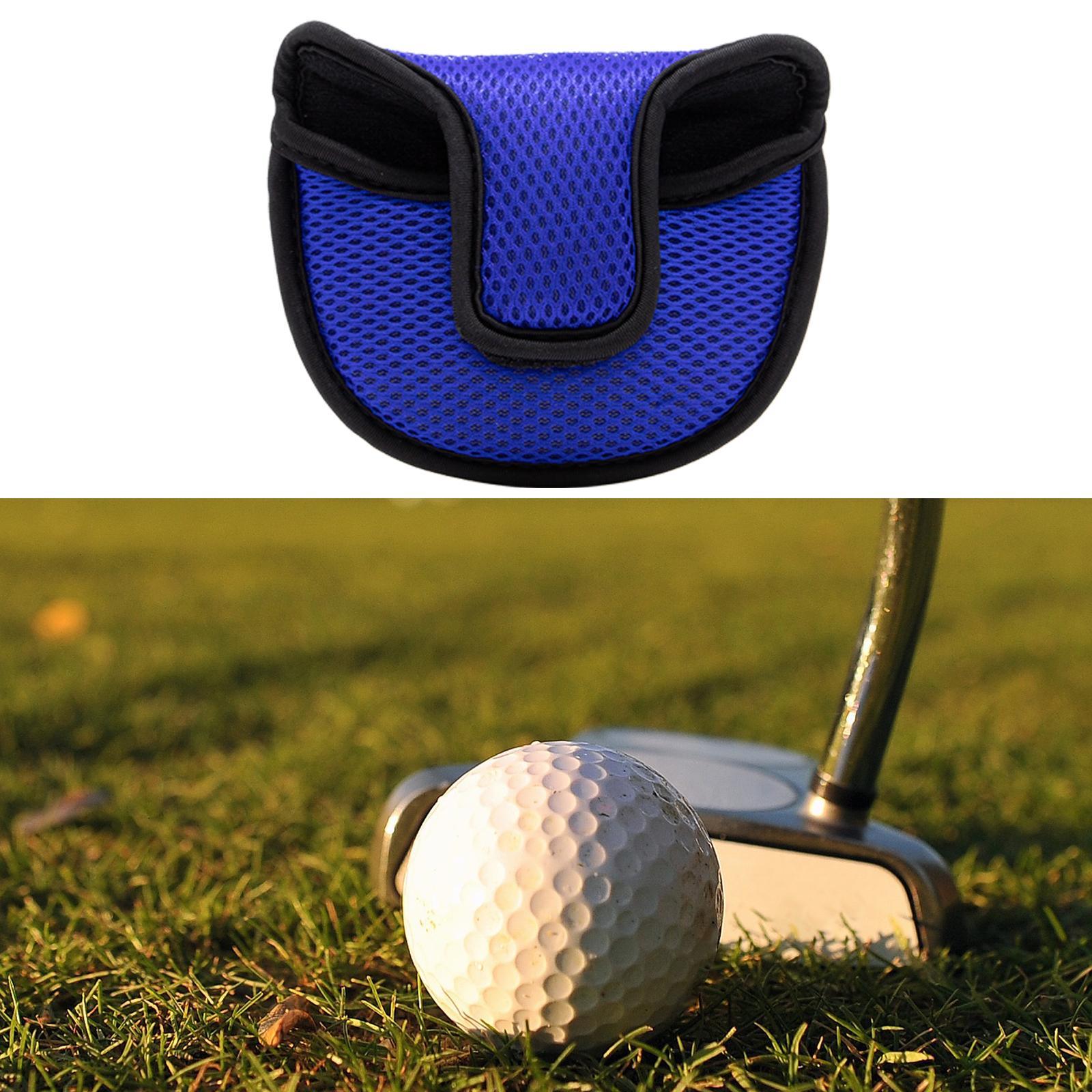 Set of 3 Lightweight Golf Putter Mallet Head Cover Protect Clubs Headcover