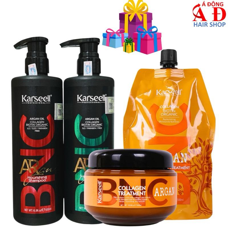 Dầu gội xả ủ Karseell BNC Collagen phục hồi mềm mượt tóc