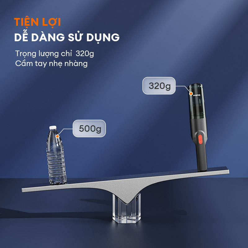 Máy hút bụi không dây GAABOR GVCC-M3A2 áp suất hút 6000pa, 3 đầu hút tiện lợi - Hàng chính hãng