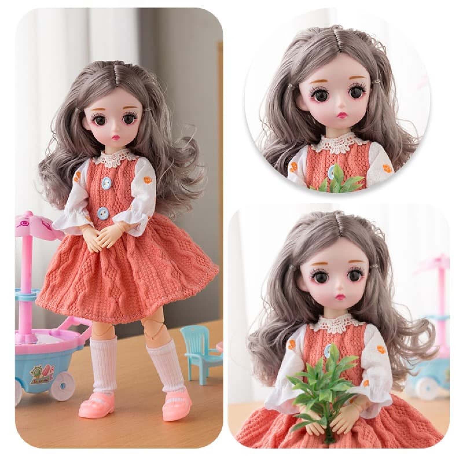 Búp bê trẻ em 30cm ngọt ngào 047