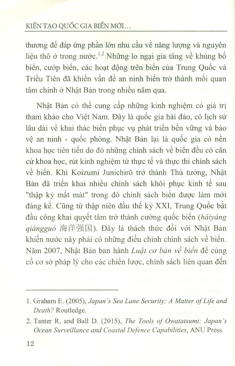 Kiến Tạo Quốc Gia Biển Mới Ở Nhật Bản (Sách chuyên khảo)