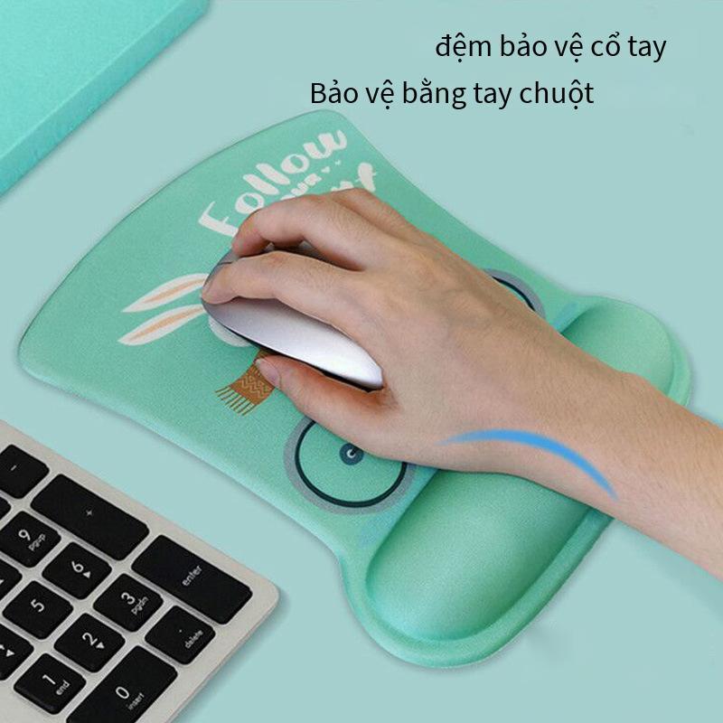 Miếng lót chuột kê cổ tay thuận lợi nhất miếng lót chuột tiện dụng dễ thương thích hợp cho nhân viên văn phòng chơi game văn phòng máy tính xách tay