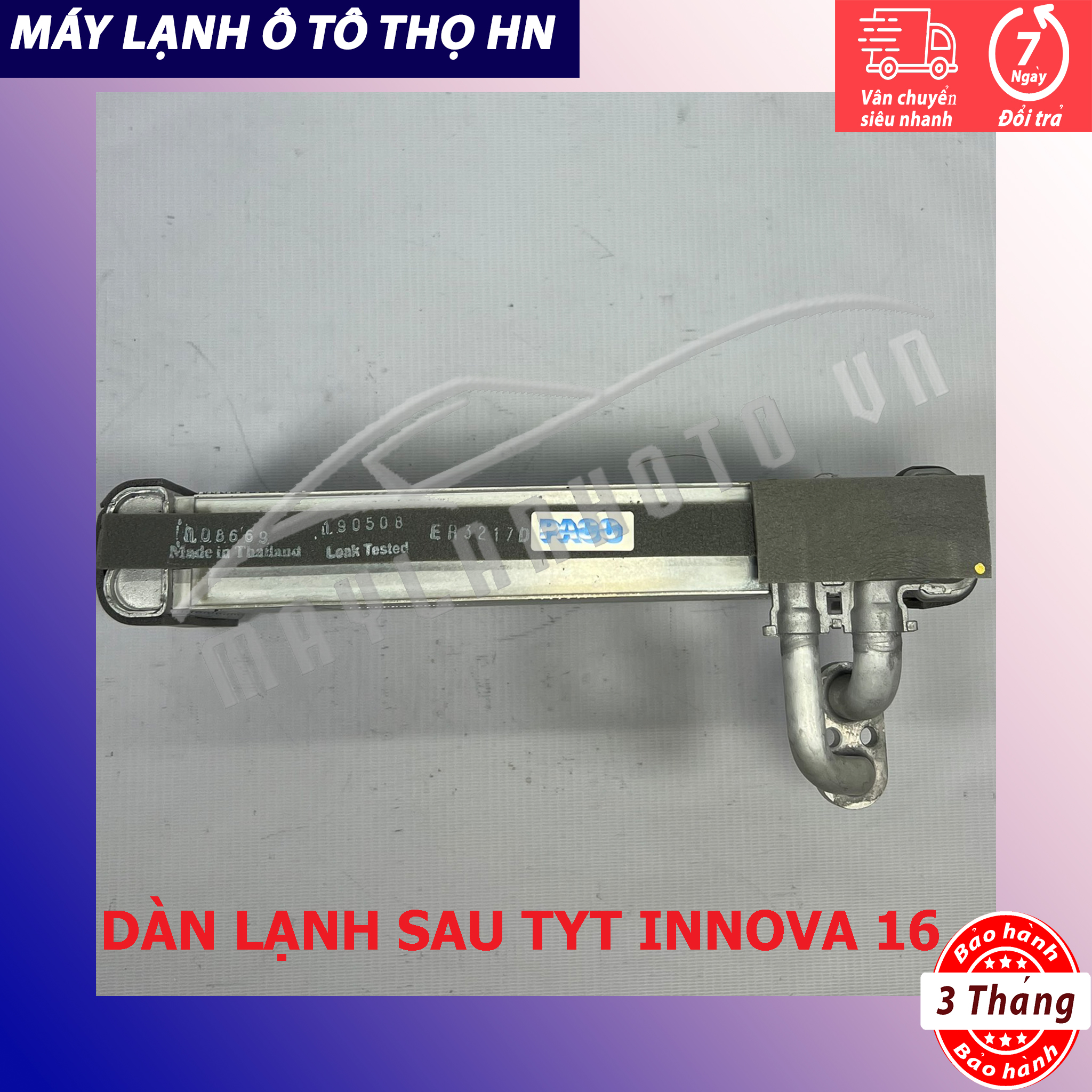Dàn lạnh Toyota Innova - Fortuner 2016 2017 2018 Hàng Thái Lan/Hàn Quốc 16 17 18