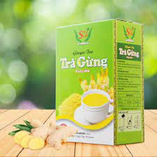 Trà gừng dạng cốm Sing Việt 100g