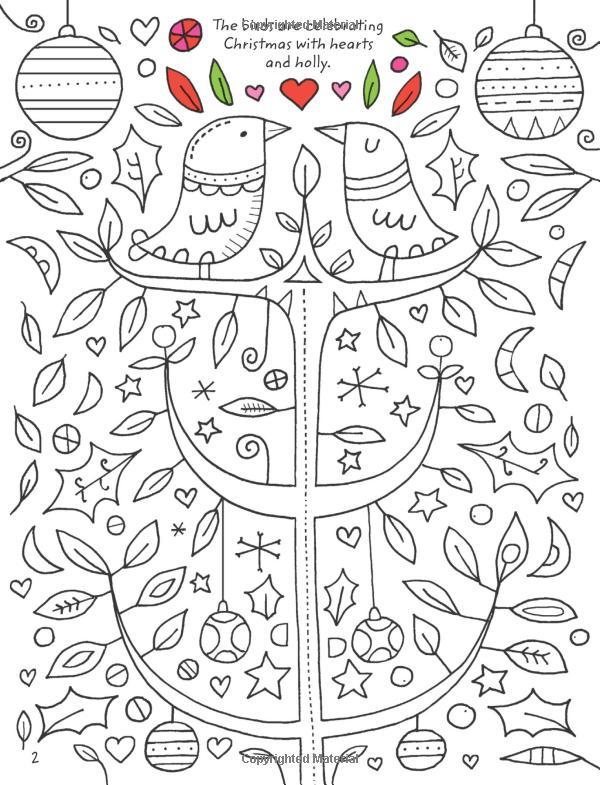 Colouring Book Christmas With Rub-Down Transfers