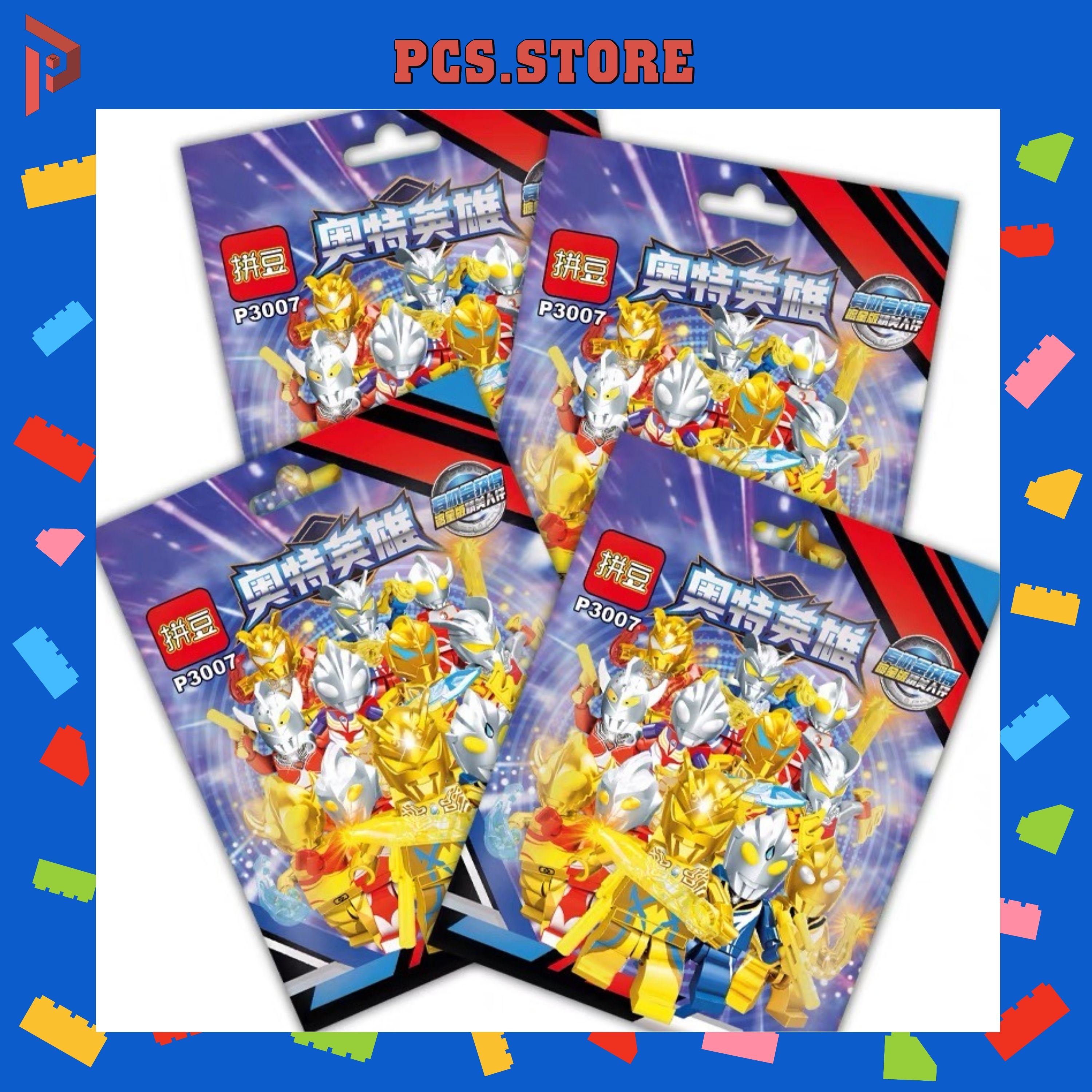 Đồ Chơi Lắp Ráp Minifigures Nhân Vật Bí Ẩn Siêu Nhân Ultraman - PCS STORE