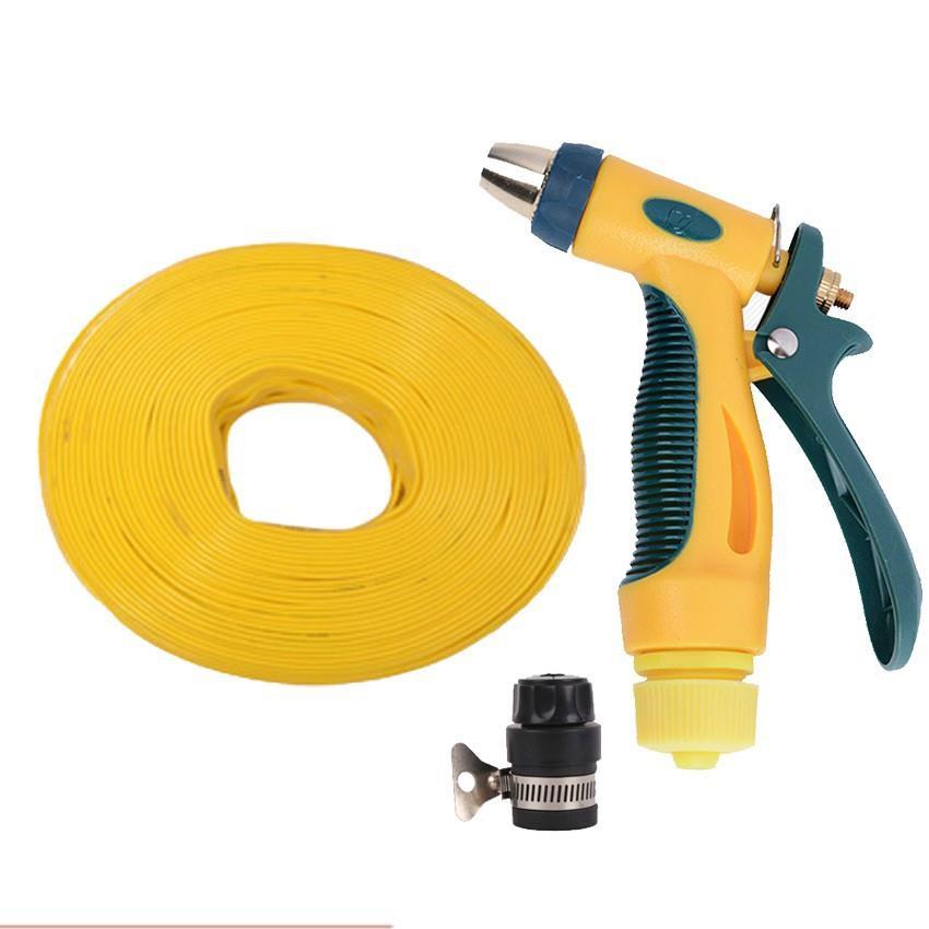 Bộ dây vòi xịt nước rửa xe,tưới cây tăng áp 3 lần 7-10m