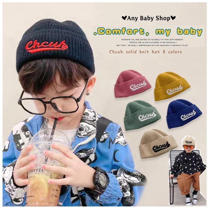 Nón len thêu chữ nhiều màu cực cute cho bé trai và bé gái