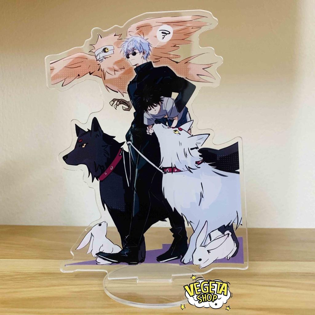 Mô Hình Tượng Standee Acrylic Mica 2 mặt Jujutsu Kaisen Chú thuật hồi chiến Itadori Sukuna Gojo Toge Yuta Megumi Nanami