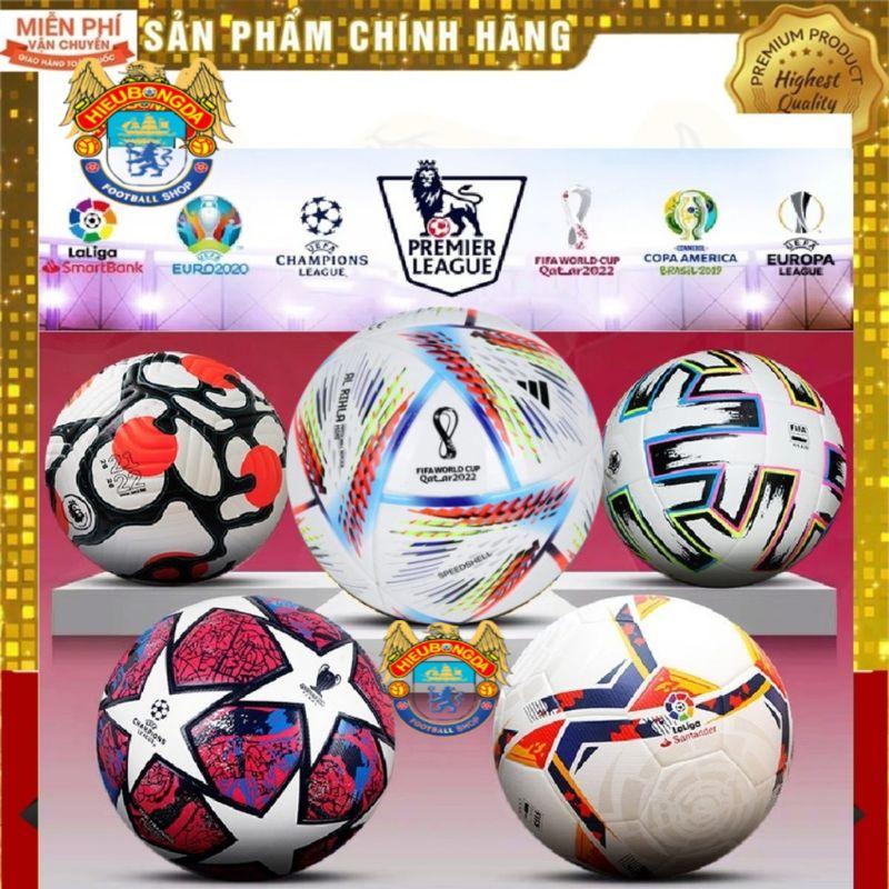 Quả bóng đá số 5 tiêu chuẩn loại 3 lớp Trái bóng đá size 5 quả banh da trái banh CLB đẹp giá rẻ cho trẻ em và người lớn