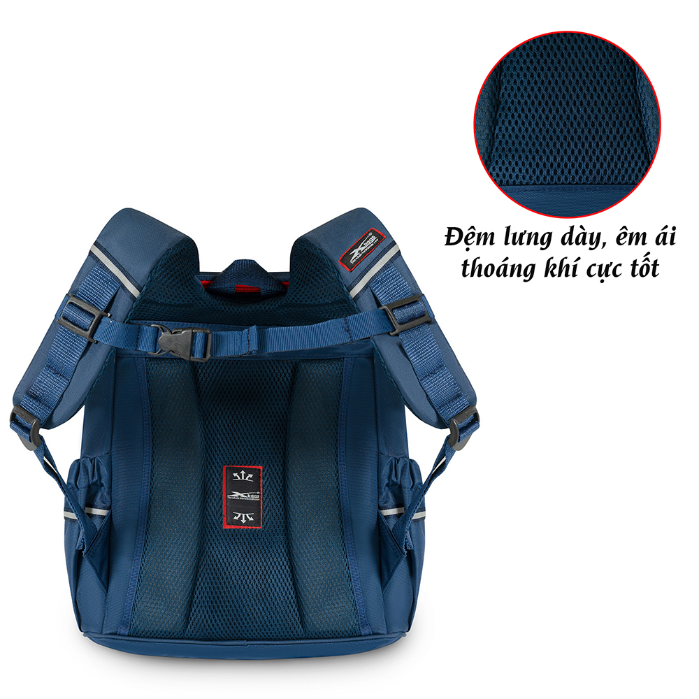 Ba lô chống gù cho bé trai bền đẹp Xbags Xb 3106