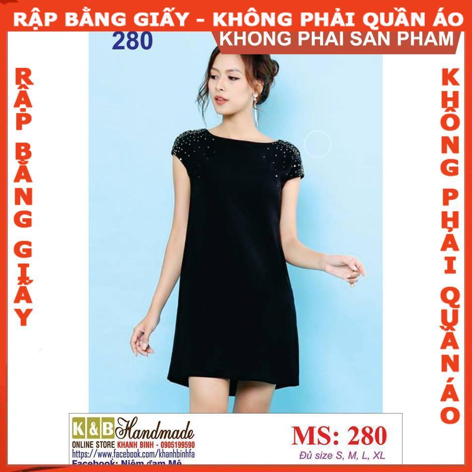 Rập giấy A0 đầm nữ mã 280 (BẢN VẼ)